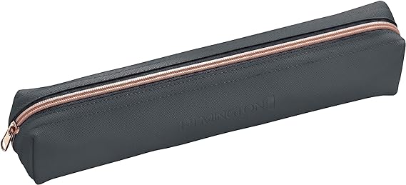 Plancha de pelo - Remington S8598, Revestimiento cerámico, Keratina y aceite de almendras, 5 niveles, Gris
