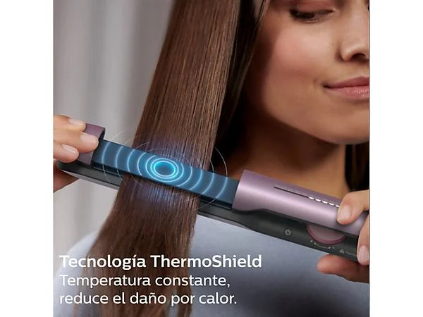 Plancha de pelo - Philips BHS530/00, 12 Ajustes de calor, 120°C - 230°C, Tecnología ThermoShield